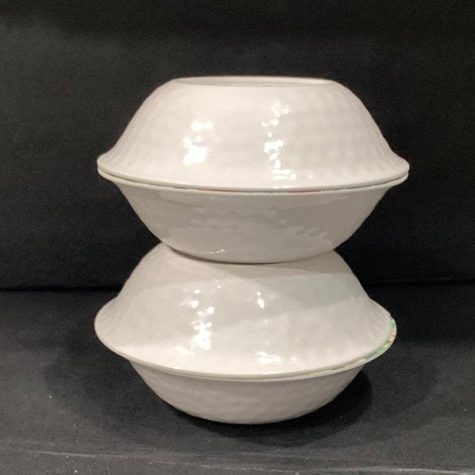 Camping Melamine Cereal Bowls, Set of 4, Vintage Style Outdoor Dinnerware - Thumbnail 8