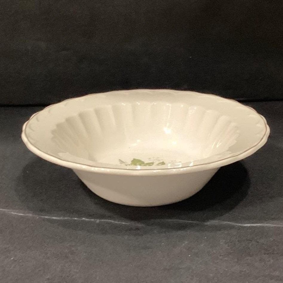 Badcock Furniture Floral Serving Bowl, Pink Rose & Baby's Breath, Tableware - Thumbnail 11