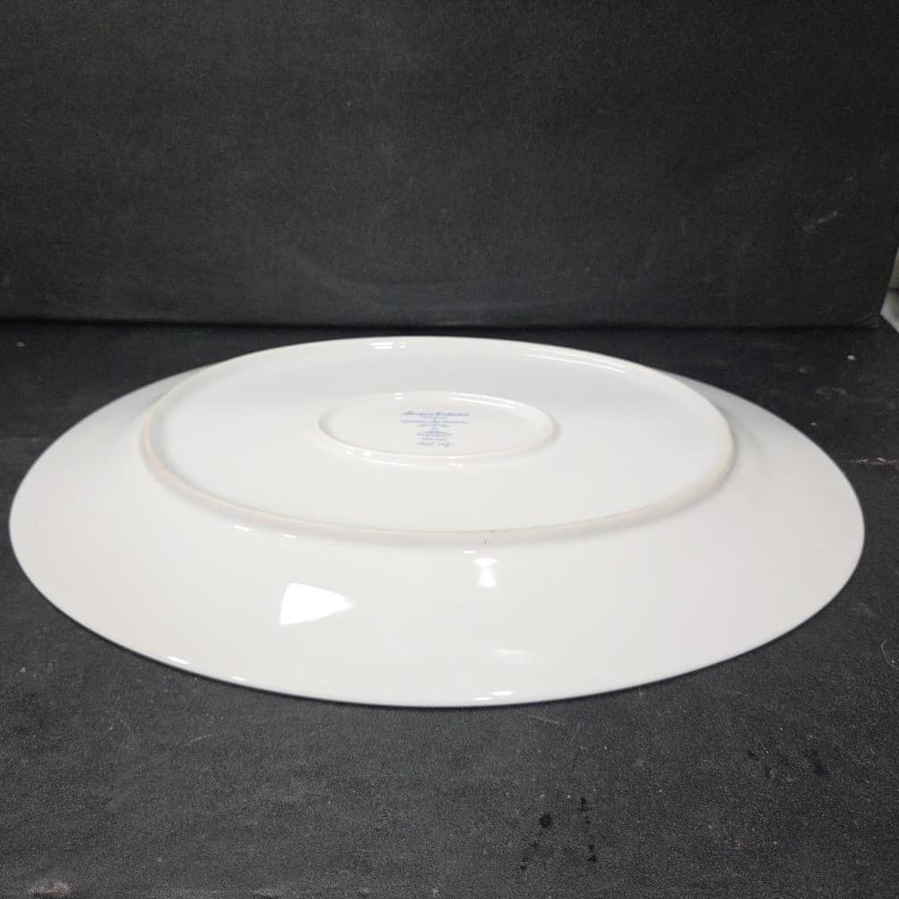 Lenox Pink Lily 16" Oval Serving Platter, Floral Bouquet Collection, Vtg Decor - Thumbnail 8