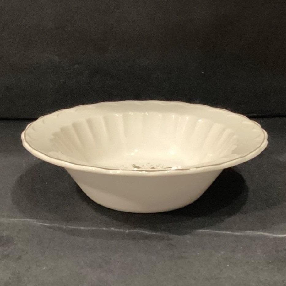 Badcock Furniture Floral Serving Bowl, Pink Rose & Baby's Breath, Tableware - Thumbnail 9