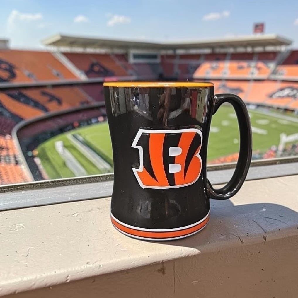 Cincinnati Bengals Logo Coffee Cup, Logobrands NFL Official Licensed Mug