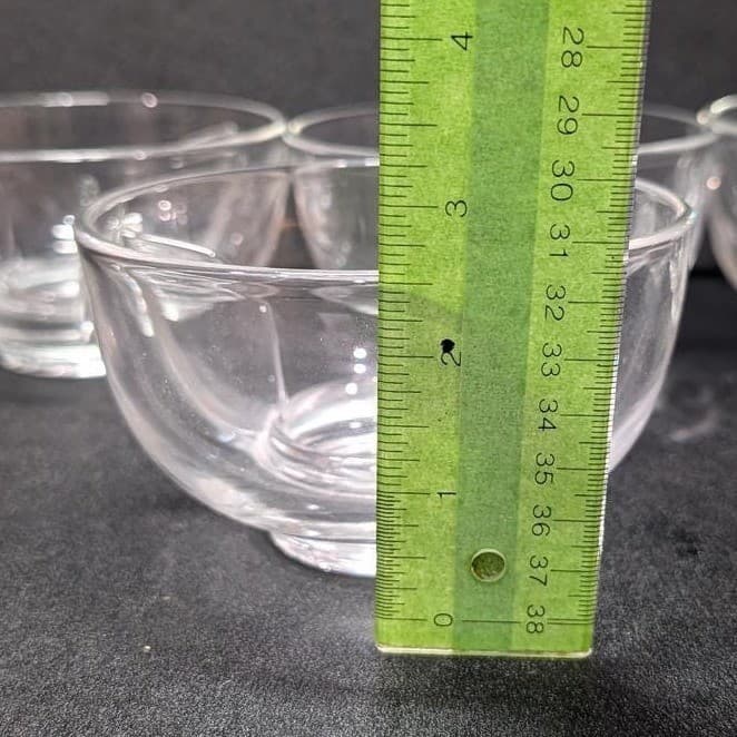 Fostoria Mademoiselle Ice Dishes, Set of 4, Glass Shrimp Cocktail & Fruit Bowls - Thumbnail 10