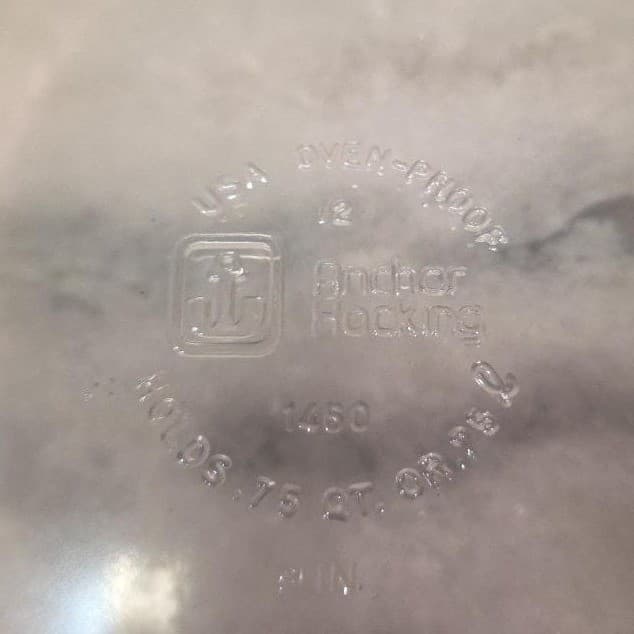 Anchor Hocking Fire King Amber Pie Plate, Vintage Ribbed Design Ovenware - Thumbnail 5