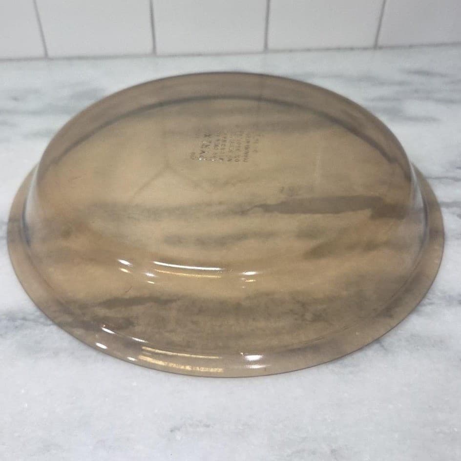 Pyrex Brown Glass Pie Plate #209, Vintage Bakeware, Replacement 9" Baking Dish - Thumbnail 7