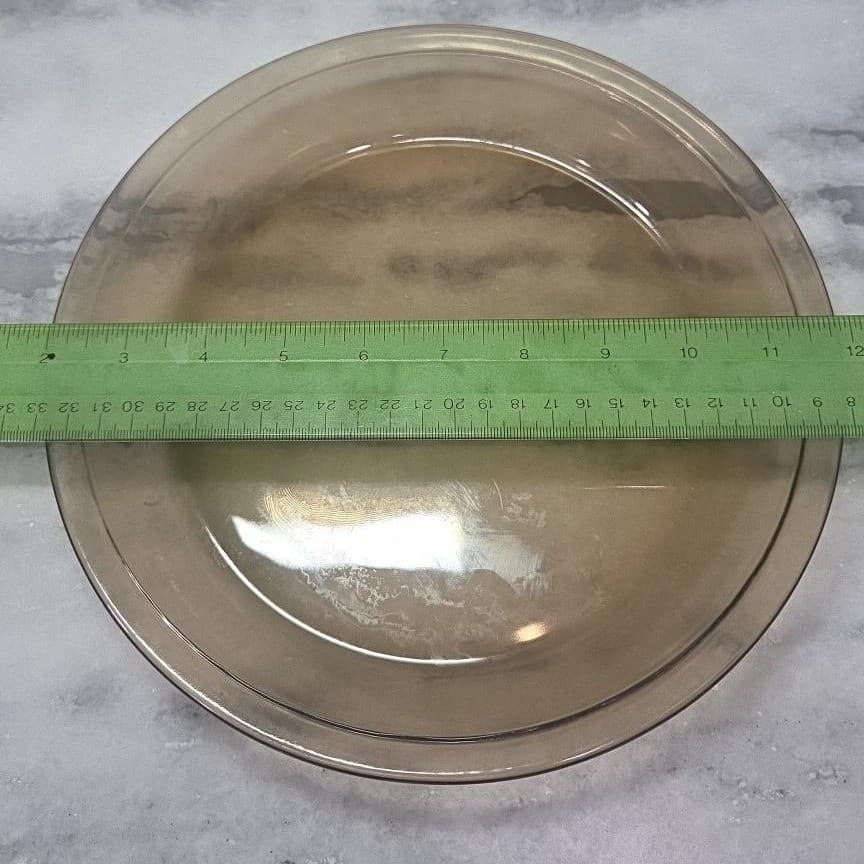 Pyrex Brown Glass Pie Plate #209, Vintage Bakeware, Replacement 9" Baking Dish - Thumbnail 5