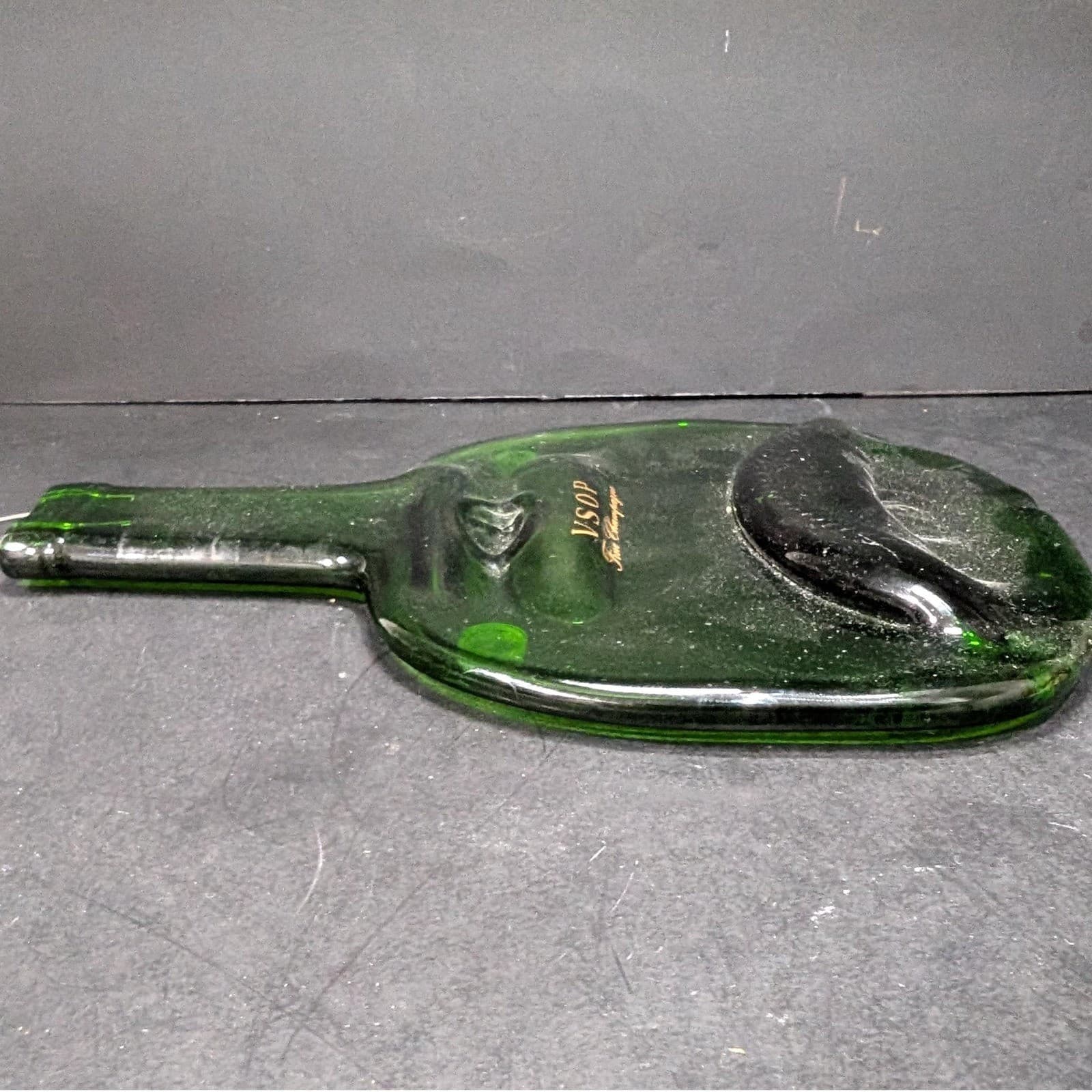 VSOP Fine Champagne Wall Hanging Decor, Vintage Art Glass, Integrated Hang Loop - Thumbnail 7
