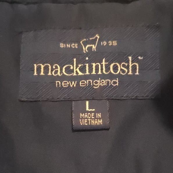 Mackintosh New England Navy Blue Insulated Parka Jacket, Men's Large 9060 329 - Thumbnail 5