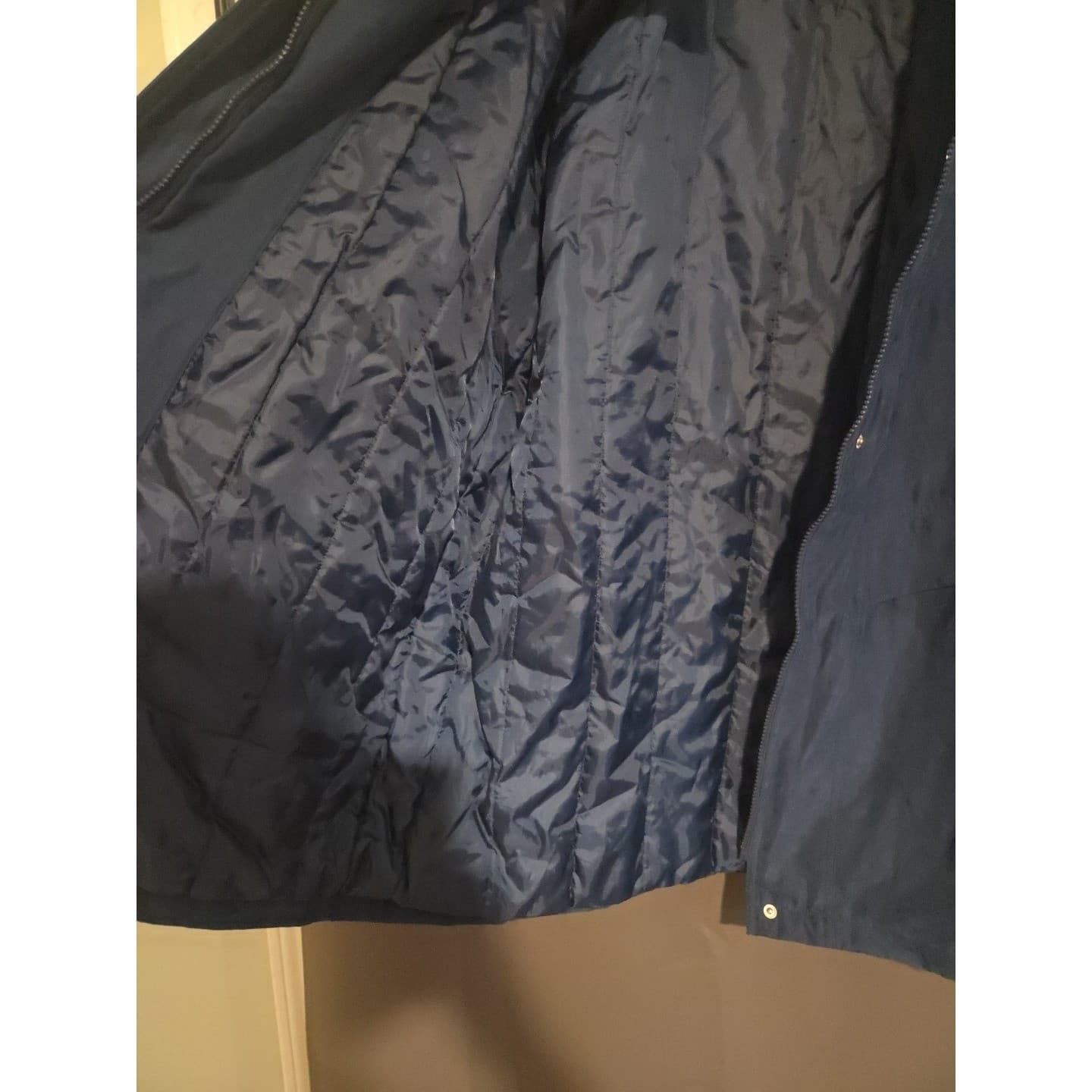 Mackintosh New England Navy Blue Insulated Parka Jacket, Men's Large 9060 329 - Thumbnail 8