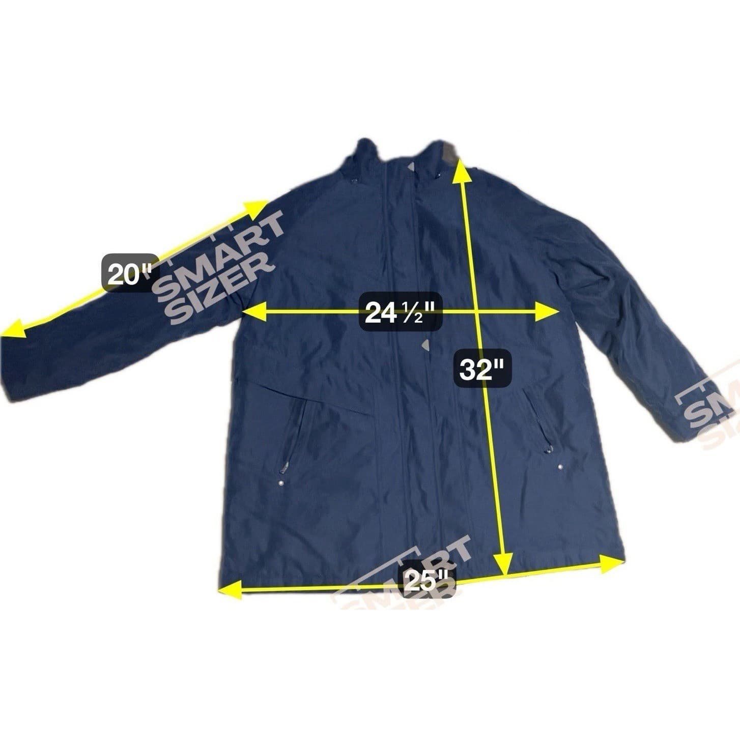 Mackintosh New England Navy Blue Insulated Parka Jacket, Men's Large 9060 329 - Thumbnail 2