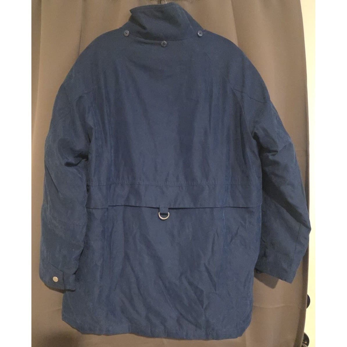 Mackintosh New England Navy Blue Insulated Parka Jacket, Men's Large 9060 329 - Thumbnail 4