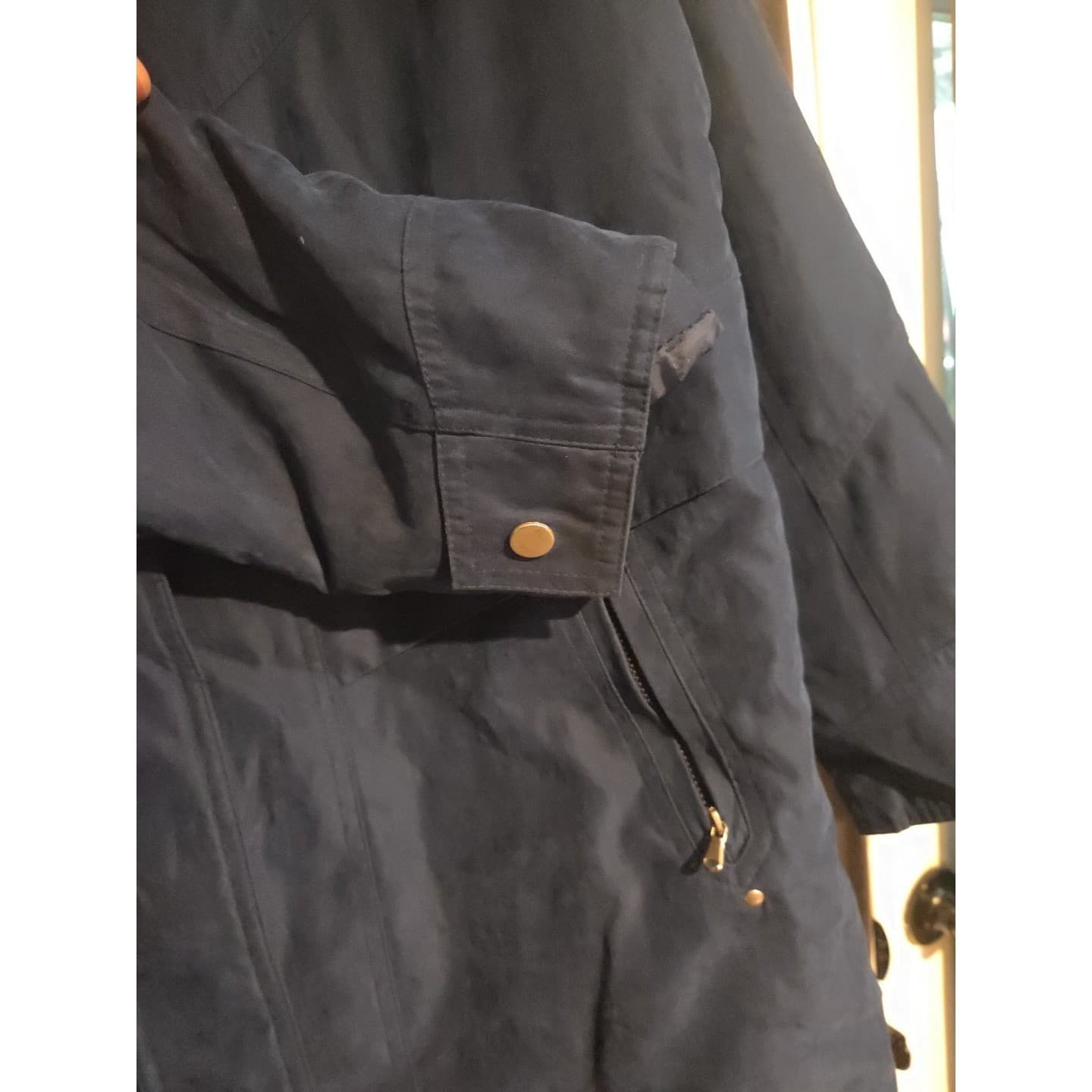 Mackintosh New England Navy Blue Insulated Parka Jacket, Men's Large 9060 329 - Thumbnail 7