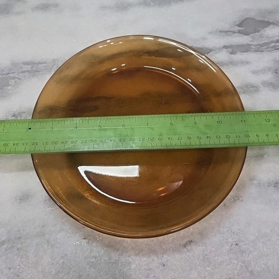 Anchor Hocking Amber Pie Plate, Glass Baking Pan, Oven & Microwave Safe Ovenware - Thumbnail 6