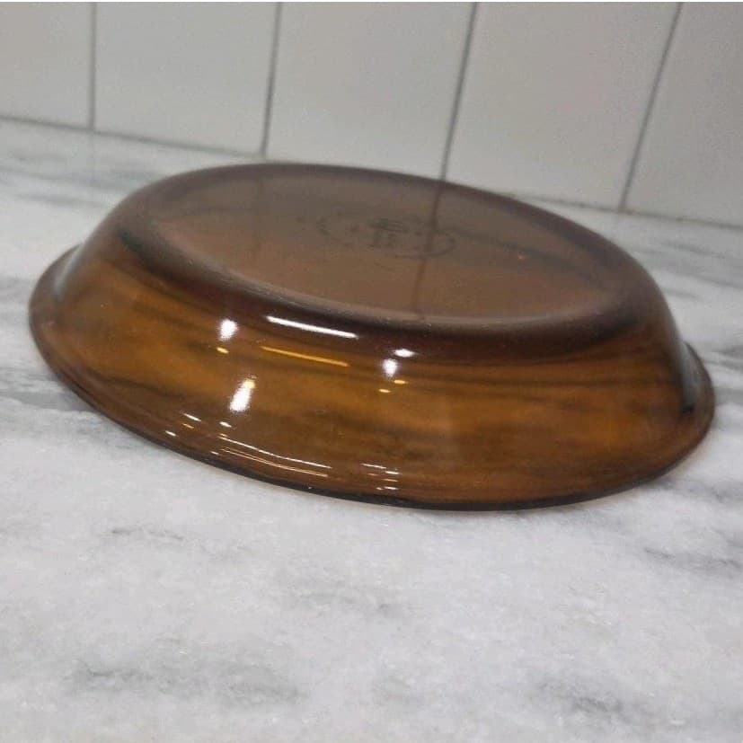 Anchor Hocking Amber Pie Plate, Glass Baking Pan, Oven & Microwave Safe Ovenware - Thumbnail 11
