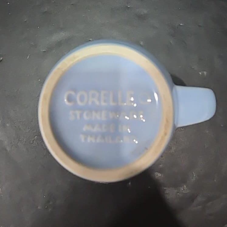 Corelle Cornflower Coffee Mug, Vintage Baby Blue Cup, Replacement Stoneware - Thumbnail 8
