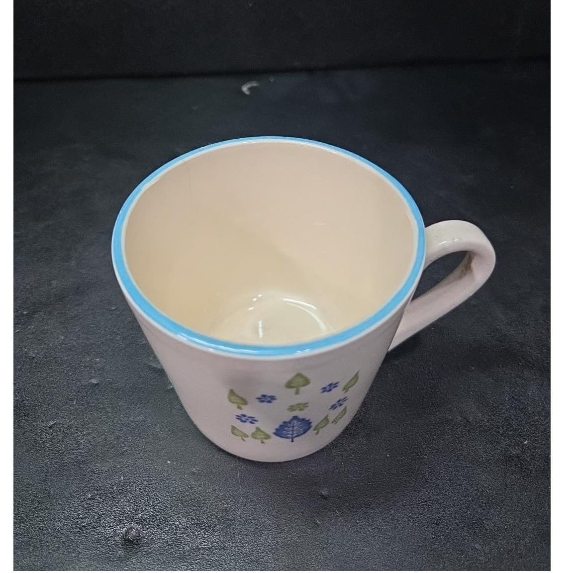 Marcrest Stetson Swiss Chalet Coffee Cup, Green Blue White, Vintage Replacement - Thumbnail 6
