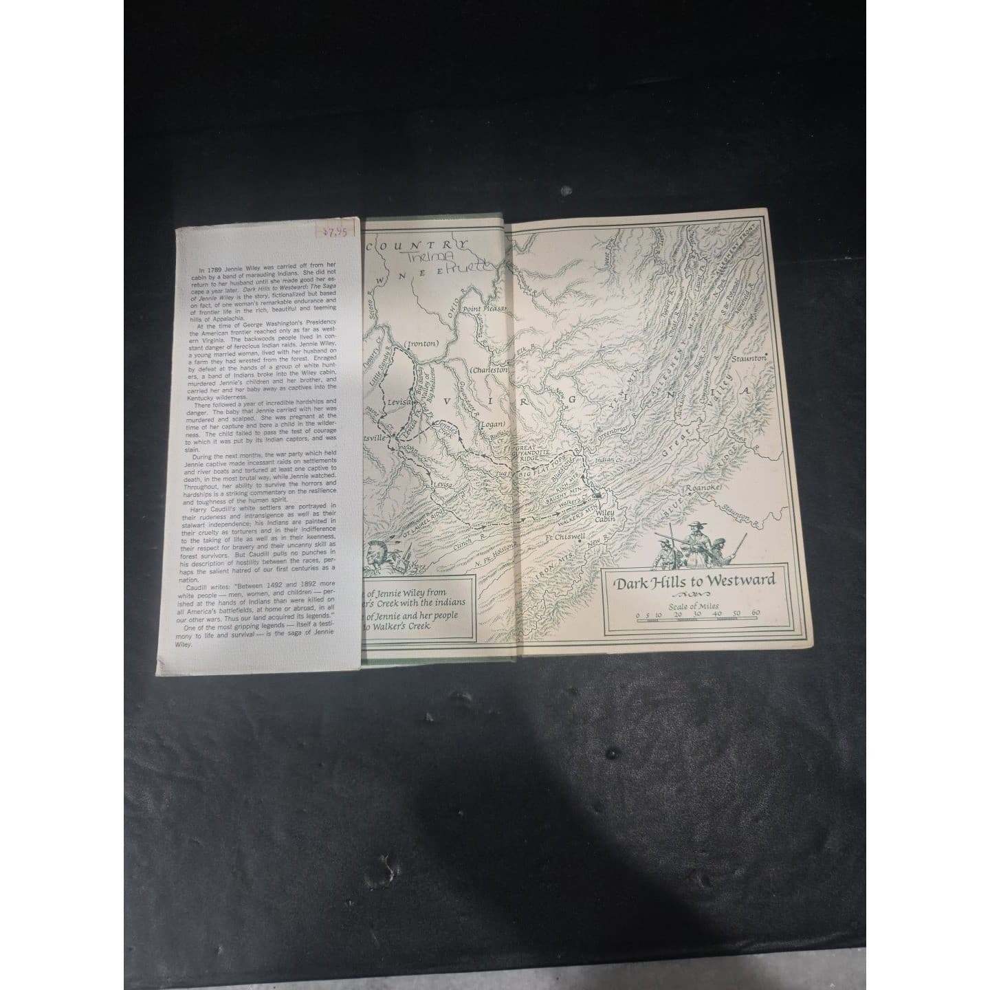 Dark Hills to Westward The Saga of Jennie Wiley by Harry M Caudill, Hardcover - Thumbnail 2