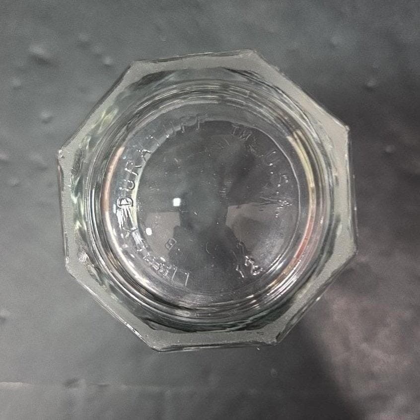 Libbey Duratuff Clear Paneled Juice Glasses, Set of 4, Vtg Glassware, Drinkware - Thumbnail 4