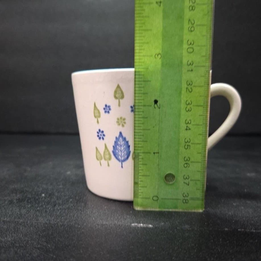 Marcrest Stetson Swiss Chalet Coffee Cup, Green Blue White, Vintage Replacement - Thumbnail 9