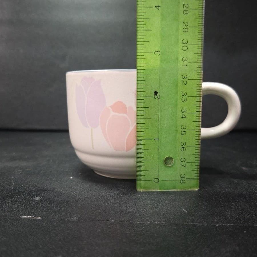 International China Spring Up Tulips Mug, Stoneware Coffee Cup, Vtg Soup Bowl - Thumbnail 9
