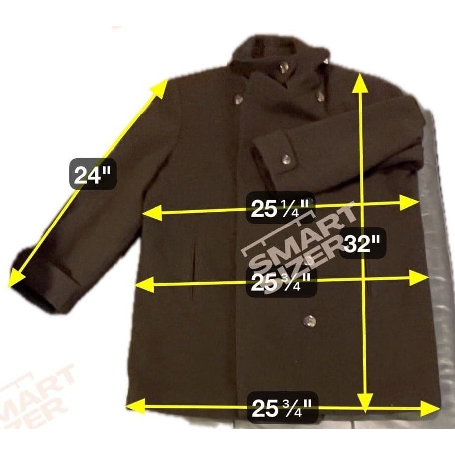 Donnybrook Forest Green Double Breasted Funnel Neck Pea Coat, Women's Size 14 - Thumbnail 2