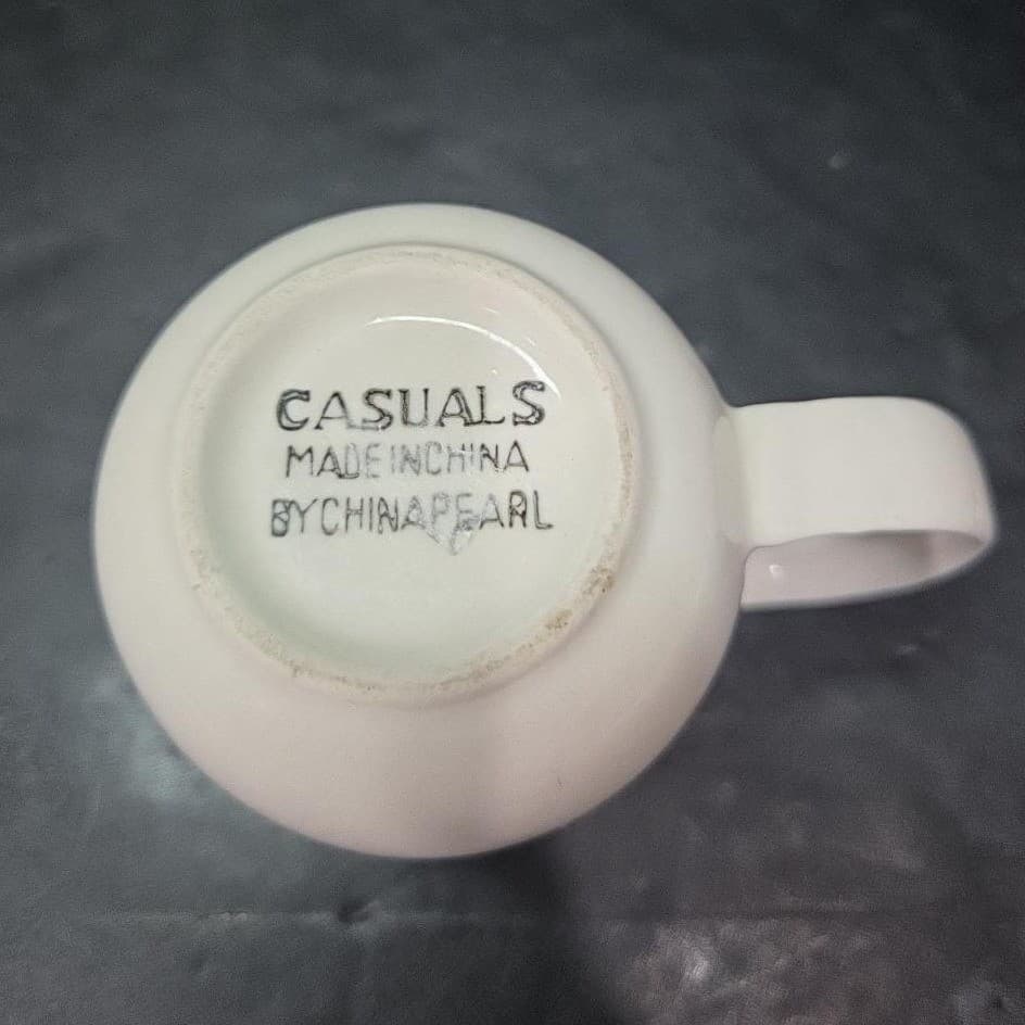 Casuals China Pearl Coffee Mug, Green Rim Cup, 9oz Restaurant Ware, Drinkware - Thumbnail 8