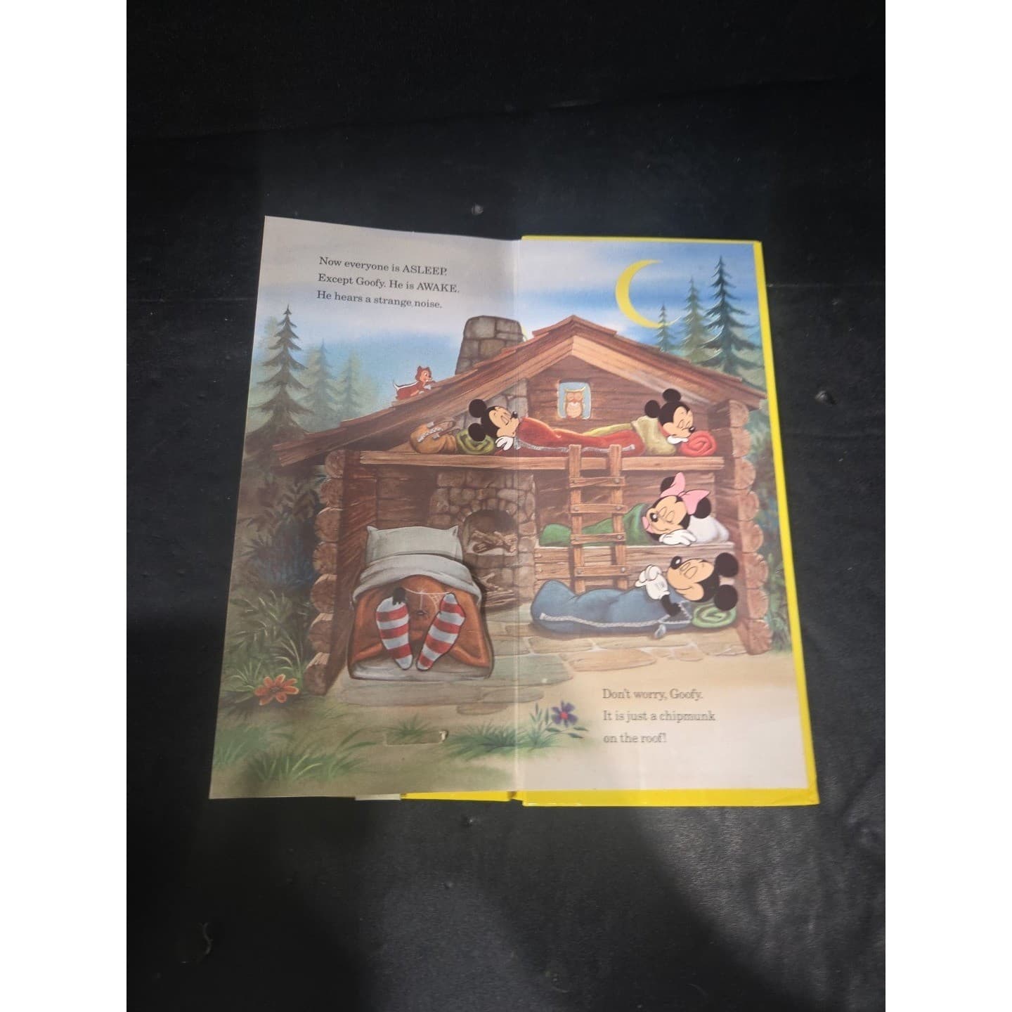 Disney Pop Up Book of Opposites Goofy Mickey Mouse, Vintage Children's Learning - Thumbnail 2