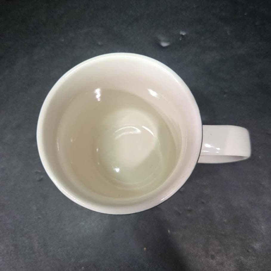 Casuals China Pearl Coffee Mug, Green Rim Cup, 9oz Restaurant Ware, Drinkware - Thumbnail 7