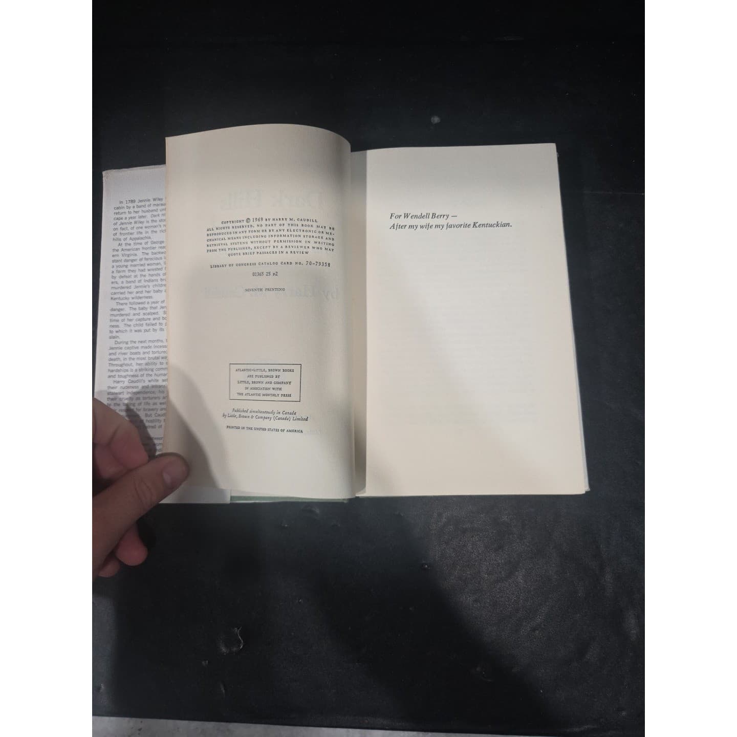 Dark Hills to Westward The Saga of Jennie Wiley by Harry M Caudill, Hardcover - Thumbnail 4