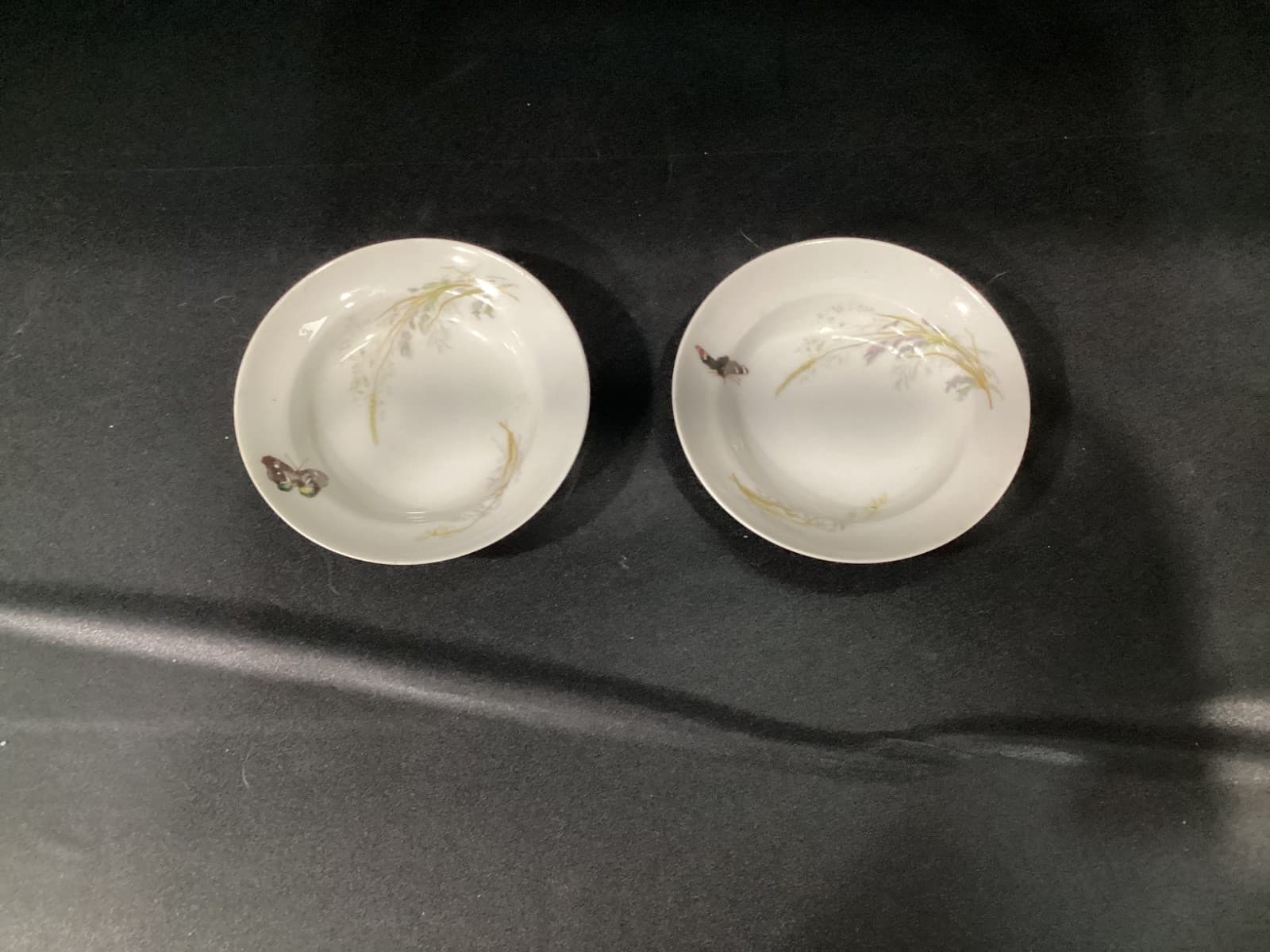 Haviland & Co. Limoges Meadow Visitors Berry Plates Bowls Smooth Set of 2 - Thumbnail 3