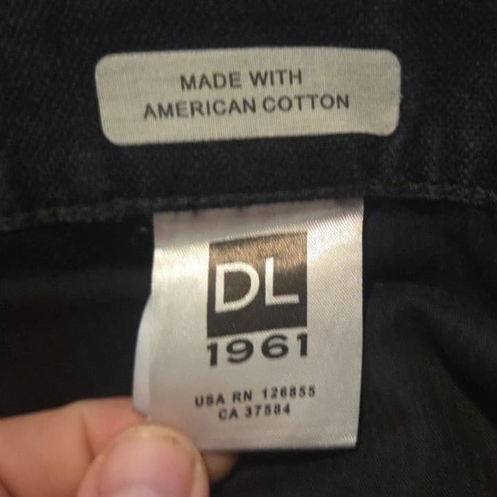 DL1961 Russell Slim Straight Jeans, Alonso Dark Wash, Men's 34 SKU 5525 - Thumbnail 5