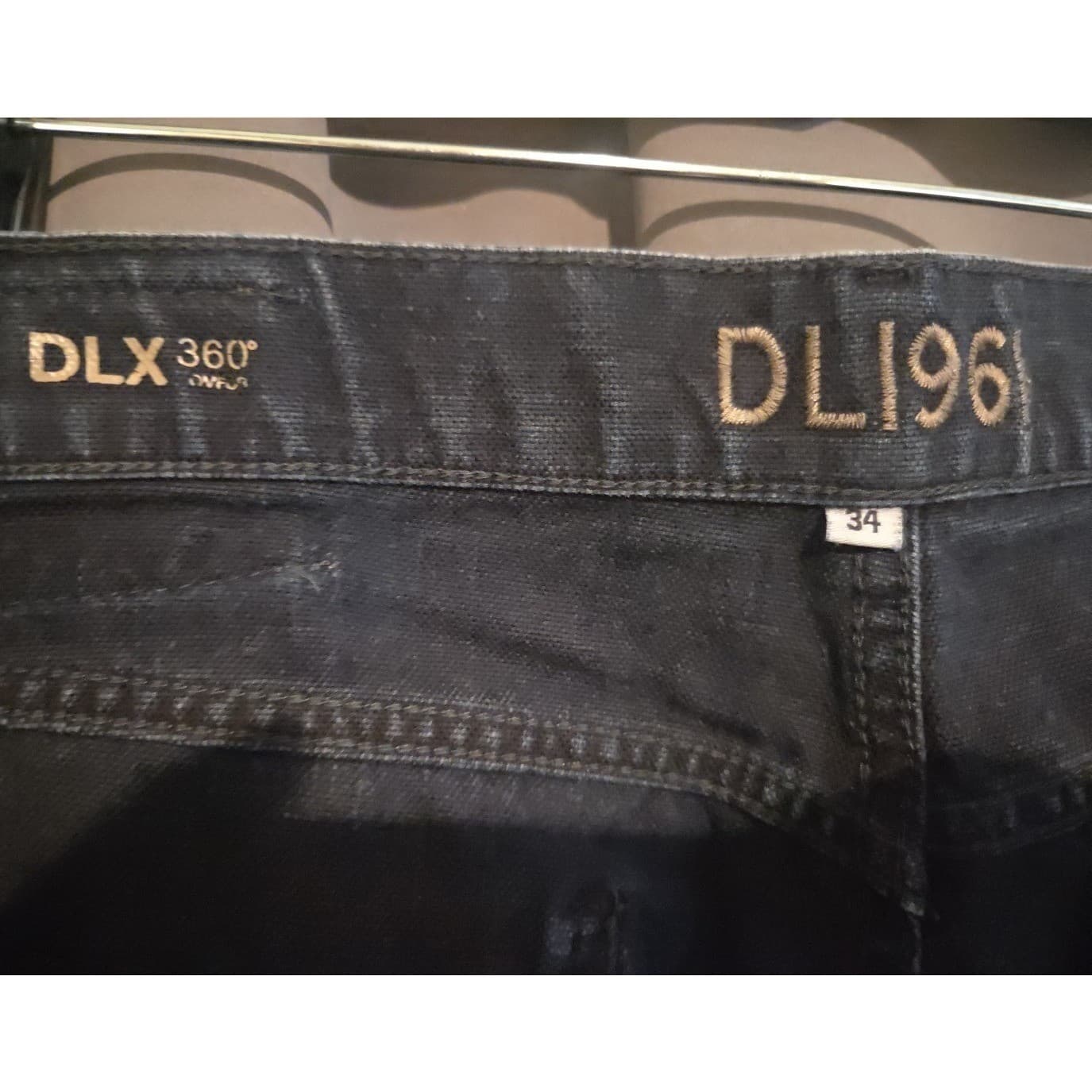 DL1961 Russell Slim Straight Jeans, Alonso Dark Wash, Men's 34 SKU 5525 - Thumbnail 9