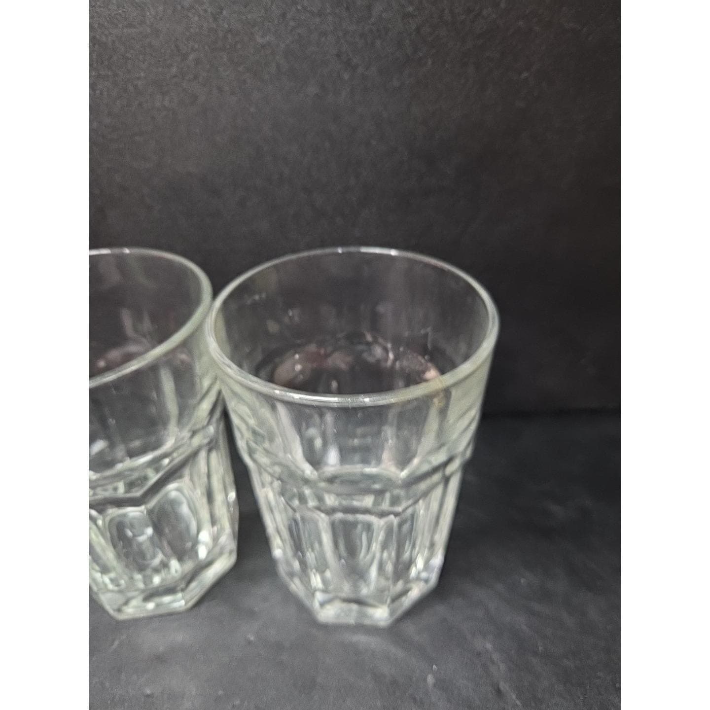 Libbey Duratuff Clear Flat Juice Tumblers, Set of 2, 10oz Vtg Drinkware, Barware - Thumbnail 5