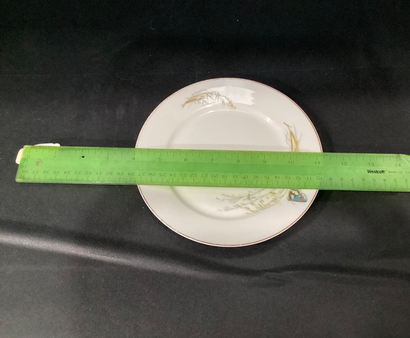 Haviland Limoges - Butterfly Meadow Visitor - Grassy Marsh - 3 Dessert Plates * - Thumbnail 7