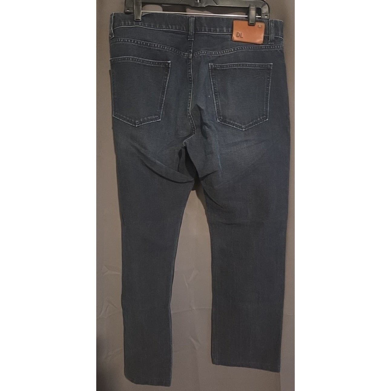 DL1961 Russell Slim Straight Jeans, Alonso Dark Wash, Men's 34 SKU 5525 - Thumbnail 4
