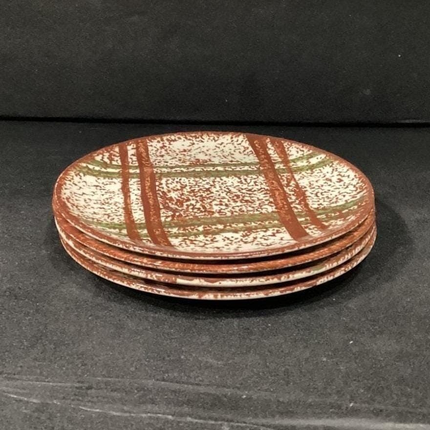 Blue Ridge Pottery Rustic Plaid Skyline Saucer, Set of 4 Replacement Dinnereware - Thumbnail 9