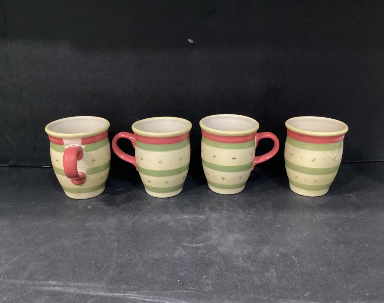 Pfaltzgraff The Secrets of Pistoulet by Jana Kolpen Coffee Cups Mugs Set of 4 - Thumbnail 3