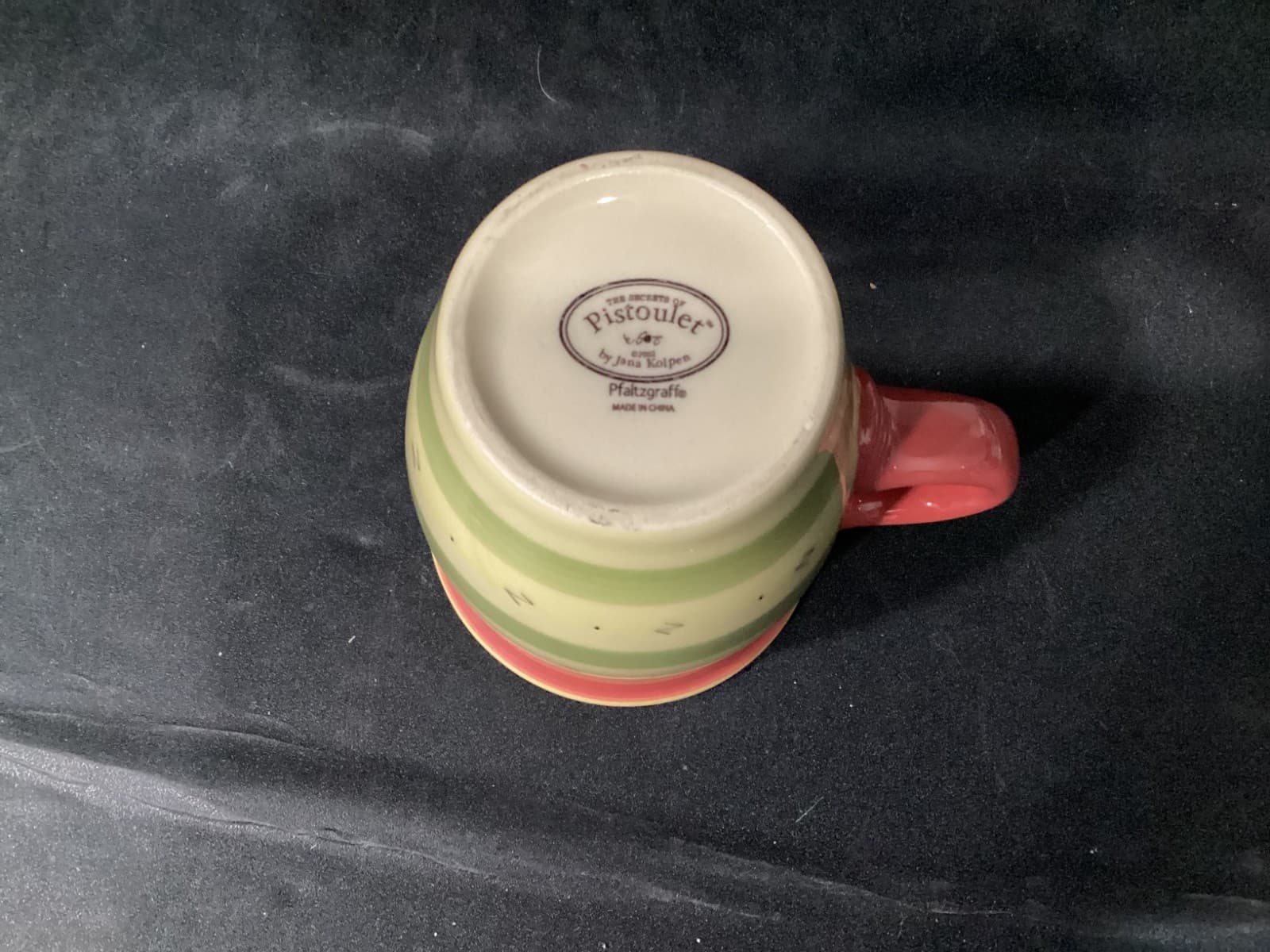 Pfaltzgraff The Secrets of Pistoulet by Jana Kolpen Coffee Cups Mugs Set of 4 - Thumbnail 9
