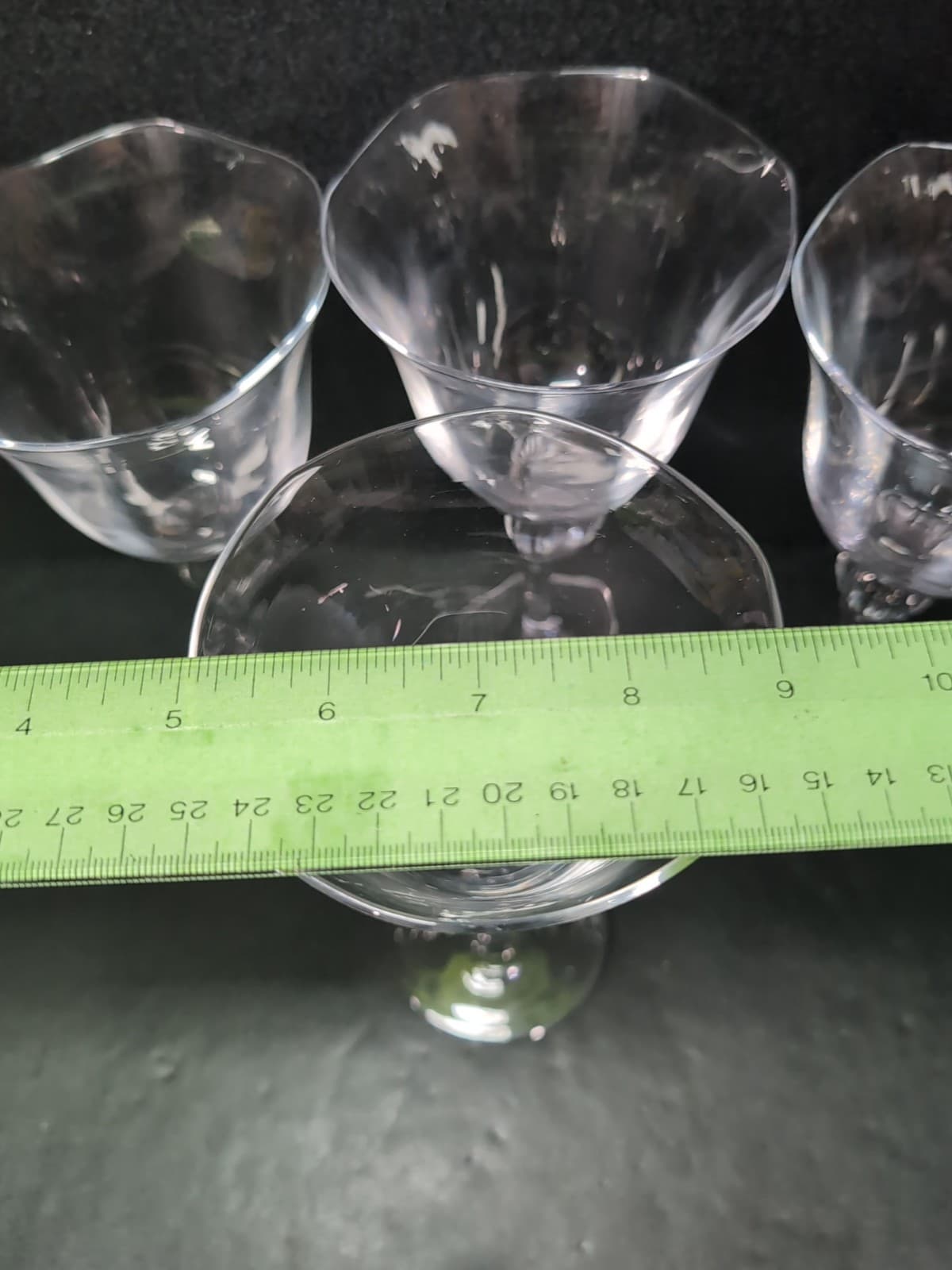 Mikasa Studio Nova Crystal Monaco Water Goblets Set, Ribbed Ball Stem, Set of 4 - Thumbnail 10