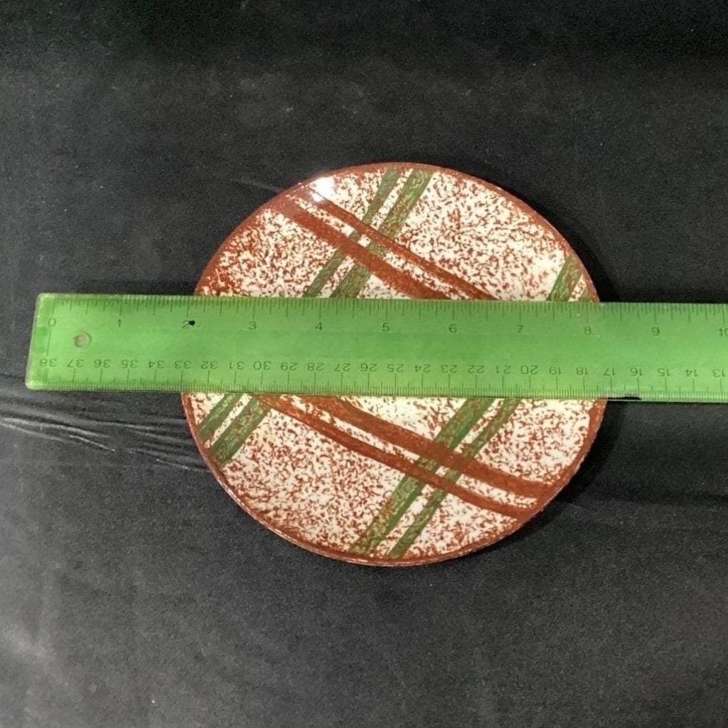 Blue Ridge Pottery Rustic Plaid Skyline Saucer, Set of 4 Replacement Dinnereware - Thumbnail 2