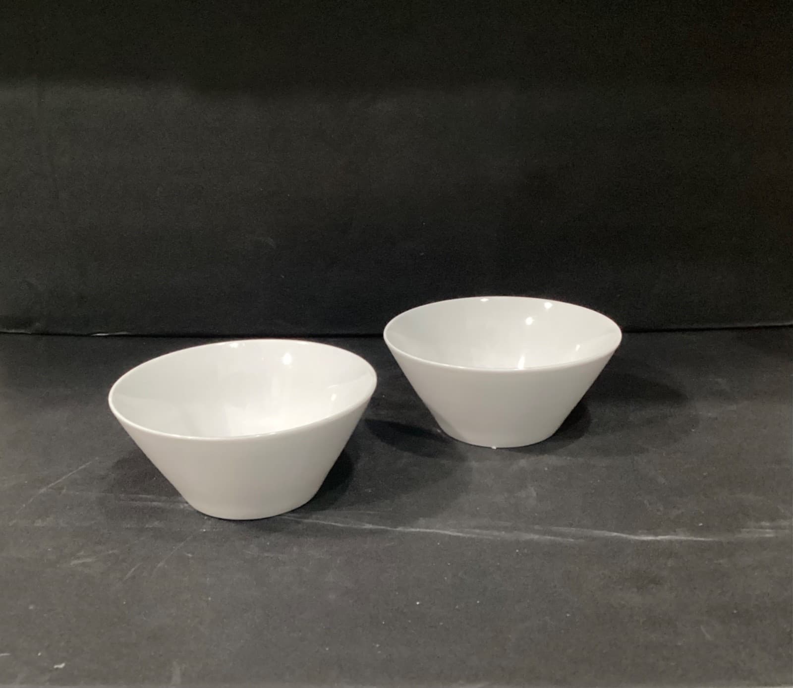 Food Network Set of 2 White Soup Cereal Bowls 6.5” * - Thumbnail 2