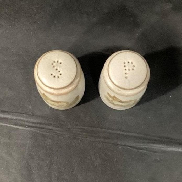 Denby Troubadour Salt & Pepper Pot Set, Vintage England Stoneware, Replacements - Thumbnail 4