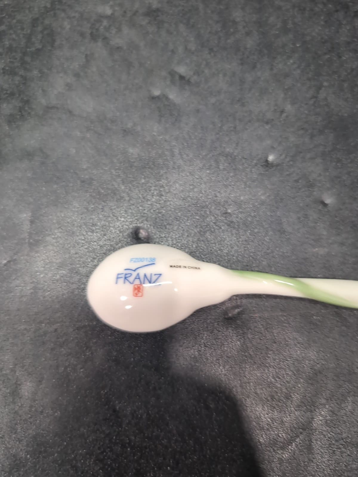 Franz Porcelain Collector's Spoon FZ00138, Orchid Moth Decorative Spoon, Elegant - Thumbnail 4