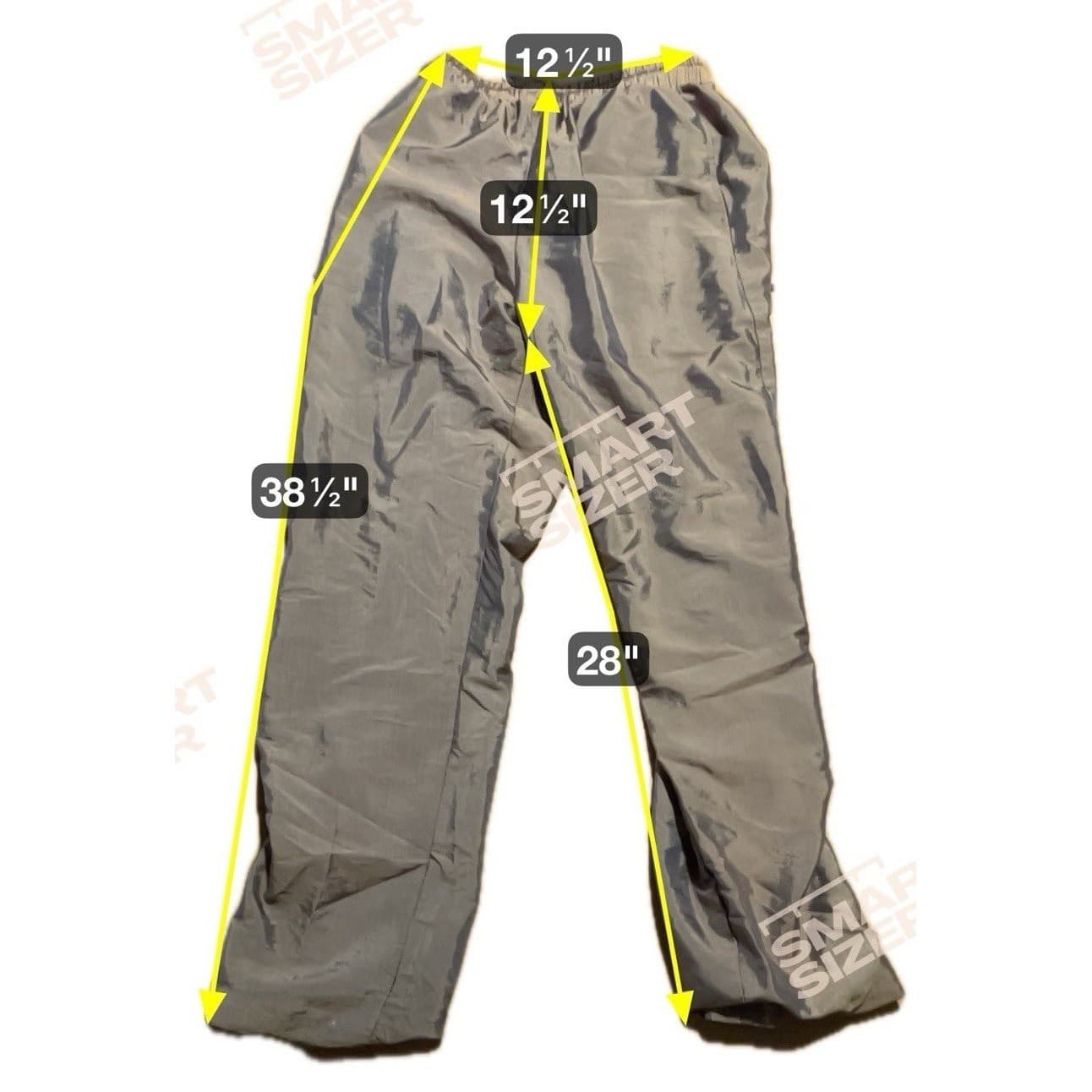 New York Classics Brown Shimmer Windbreaker Pants, Zipper Ankle, Women's Small - Thumbnail 2