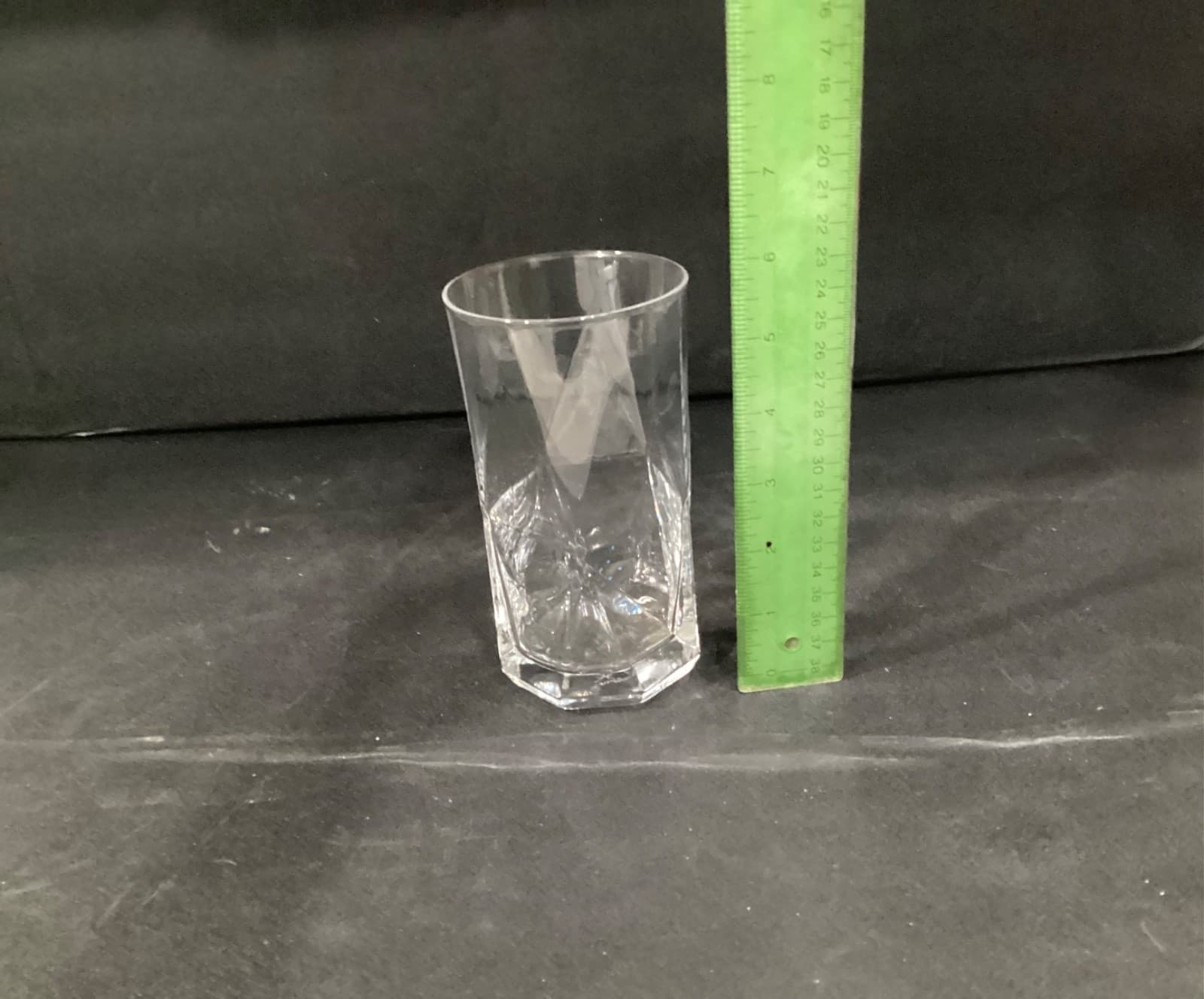 Set of 4 Bormioli Rocco Cassiopea Angular Moulded Glasses 16 Oz 5.75” - Thumbnail 6
