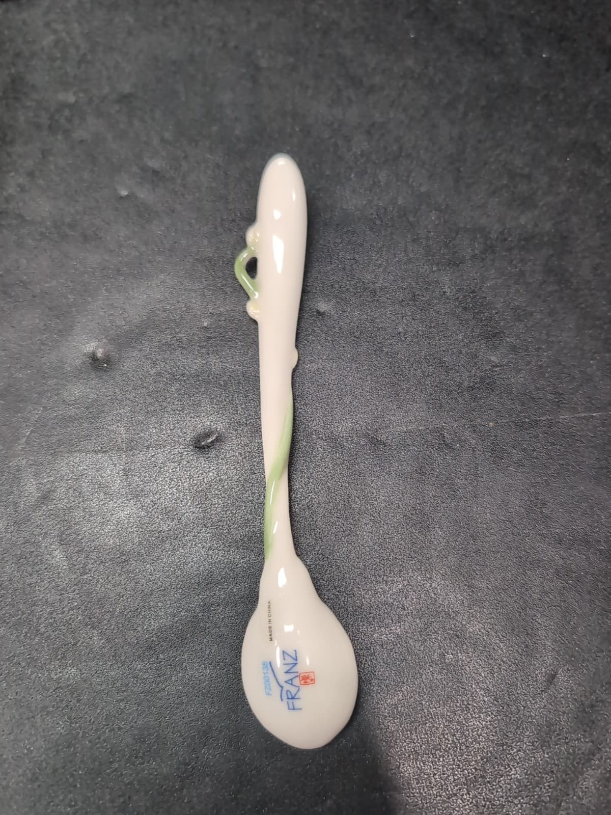 Franz Porcelain Collector's Spoon FZ00138, Orchid Moth Decorative Spoon, Elegant - Thumbnail 3