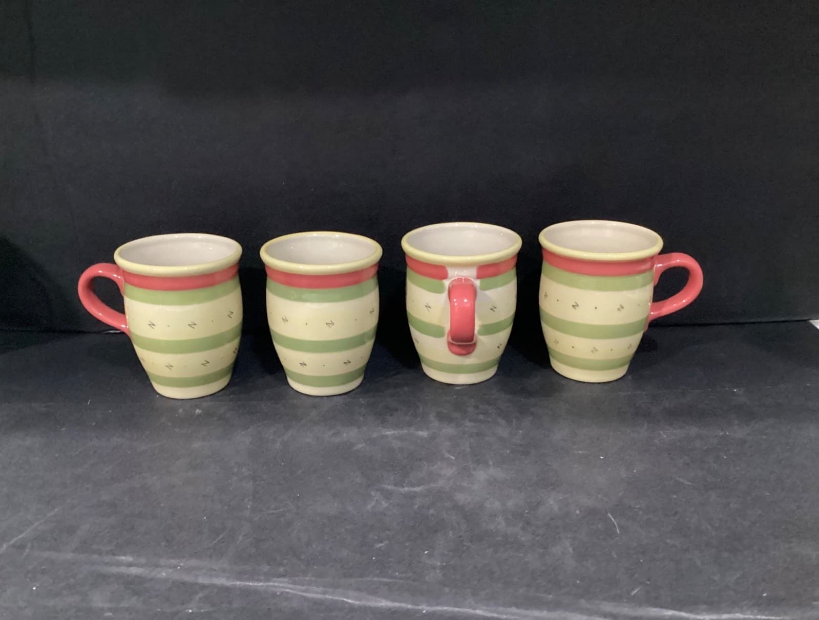 Pfaltzgraff The Secrets of Pistoulet by Jana Kolpen Coffee Cups Mugs Set of 4 - Thumbnail 2