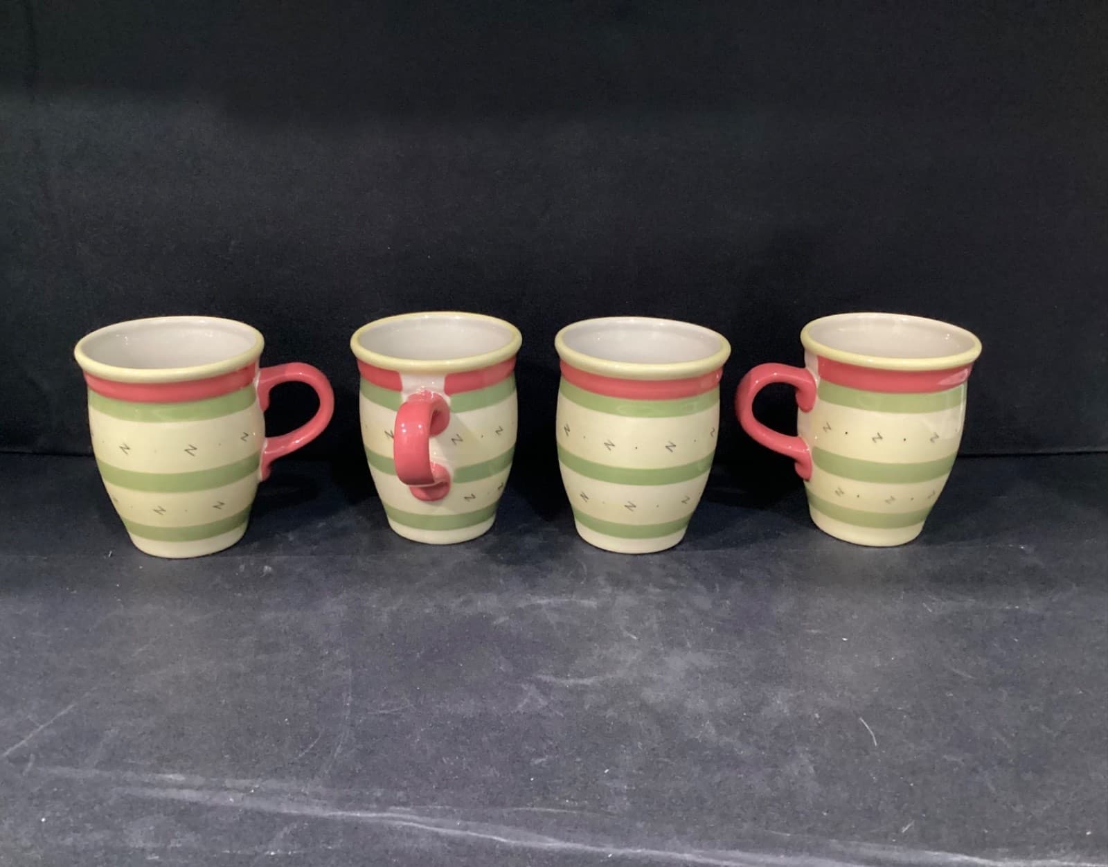 Pfaltzgraff The Secrets of Pistoulet by Jana Kolpen Coffee Cups Mugs Set of 4 - Thumbnail 4