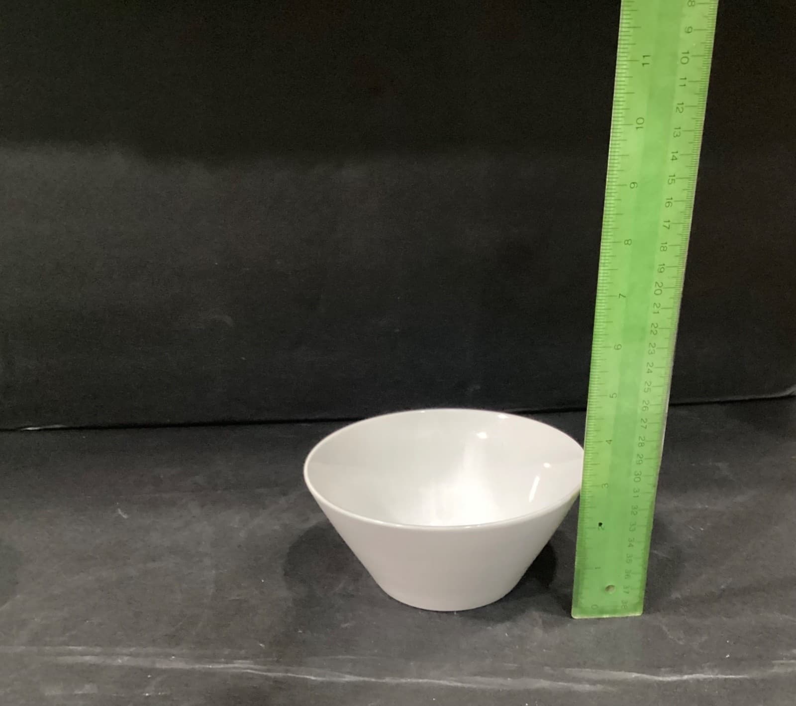 Food Network Set of 2 White Soup Cereal Bowls 6.5” * - Thumbnail 6