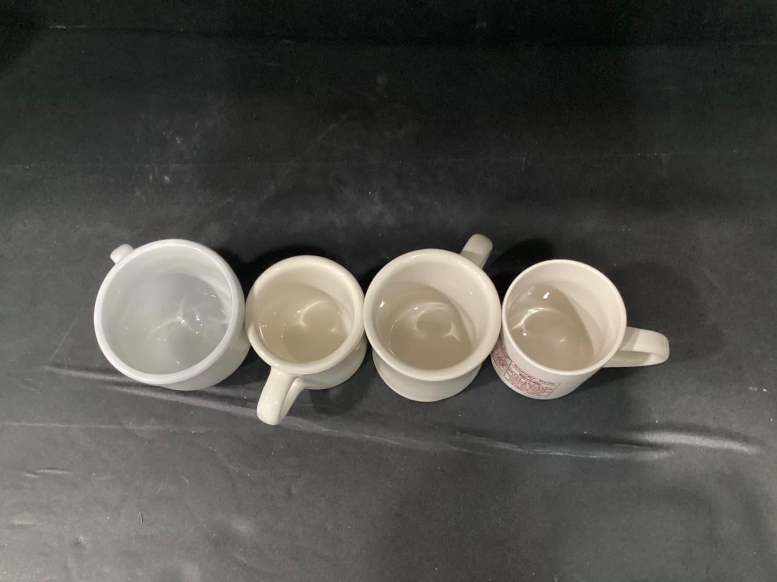 Vintage Lot Of 4 Assorted Ceramic Coffee Mugs Cups Heavy Diner Restaurant Ware - Thumbnail 13