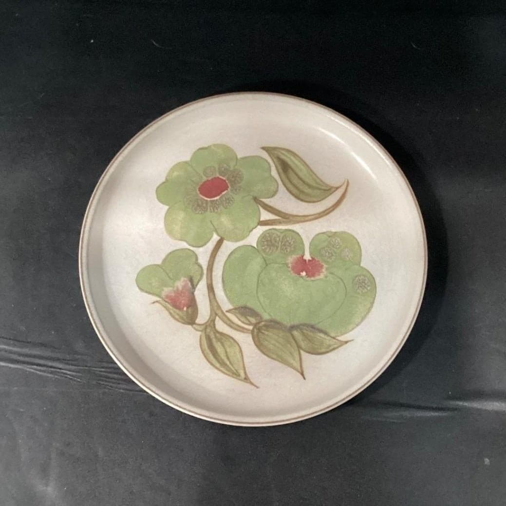 Denby Troubadour Dinner Plates, Set of 4, Vintage England Stoneware Dinnerware - Thumbnail 5
